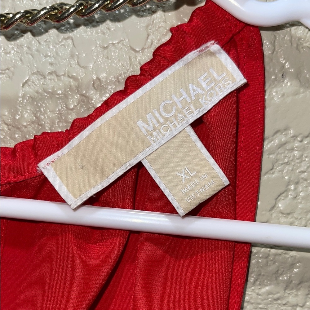MICHAEL Michael Kors Red Camisole Top - Picture 3 of 6